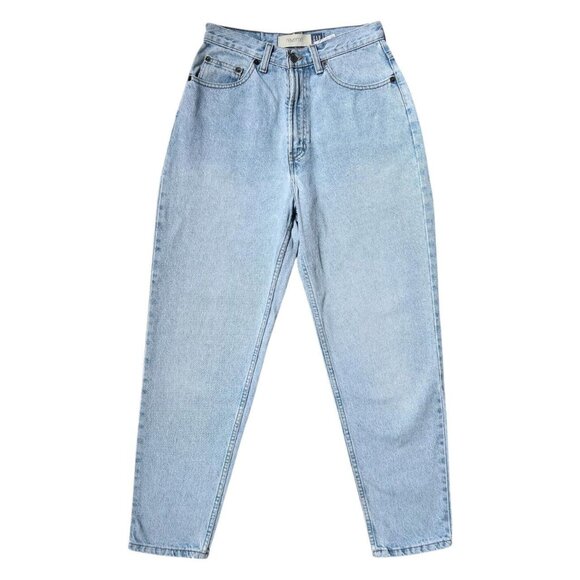 90s vintage highwaisted mom jeans The Gap relaxed distressed lightwash tapered. - Picture 1 of 6